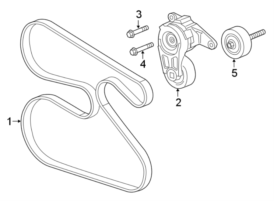 2019 Chevy Traverse Serpentine Belt Diagram