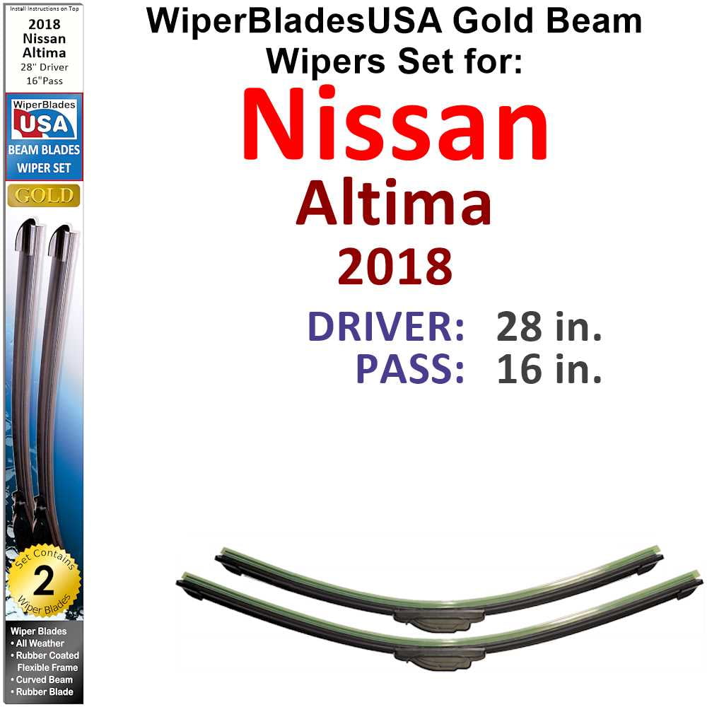 Windshield Wipers For 2018 Nissan Altima