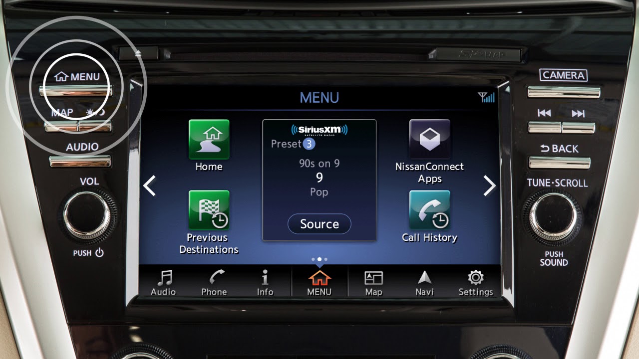 Nissan Murano Display Screen Blank