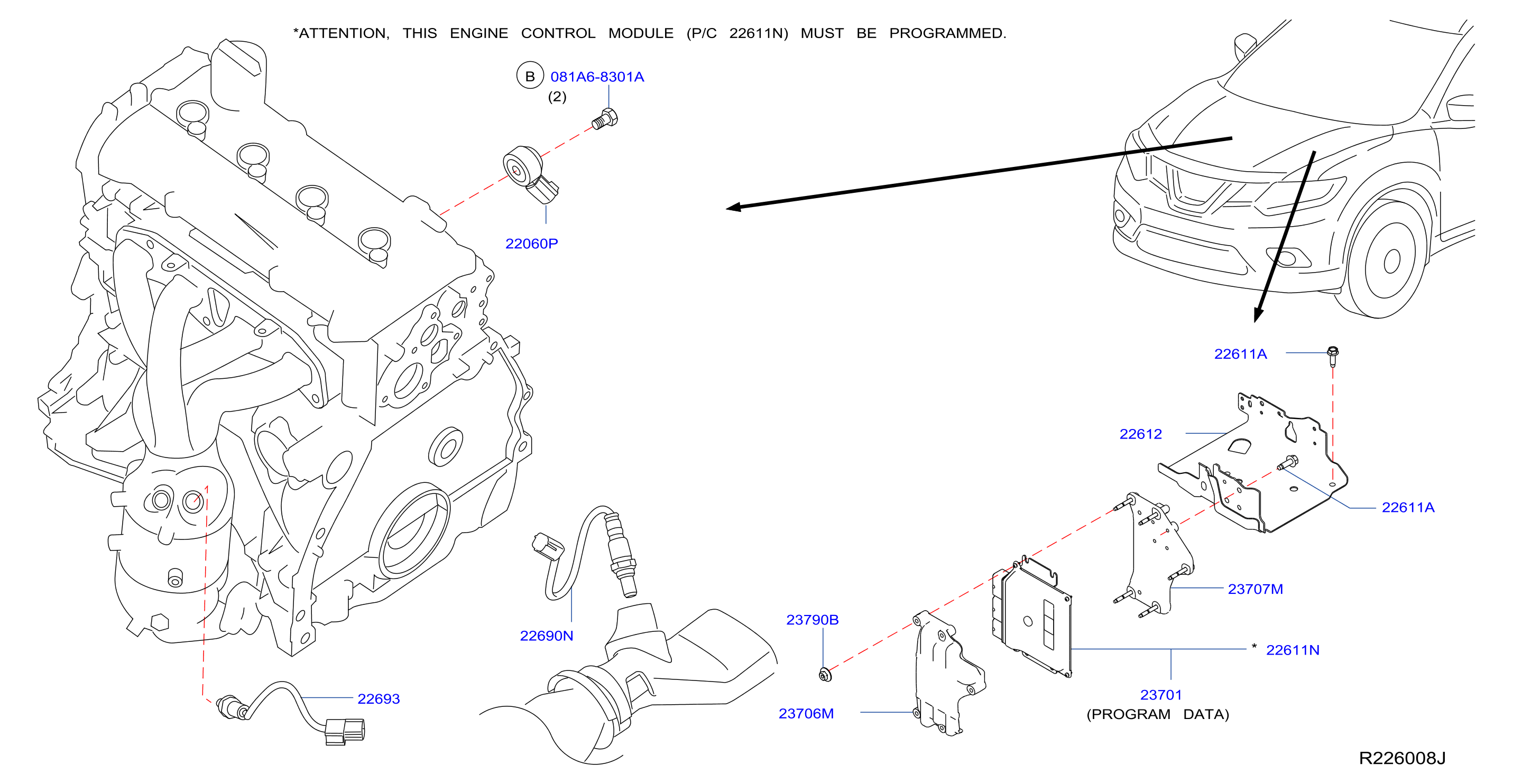 2018 Nissan Rogue Oxygen Sensor Location