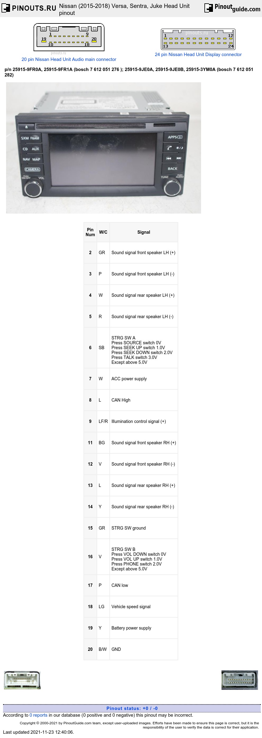 2018 Nissan Sentra Radio Wiring Diagram