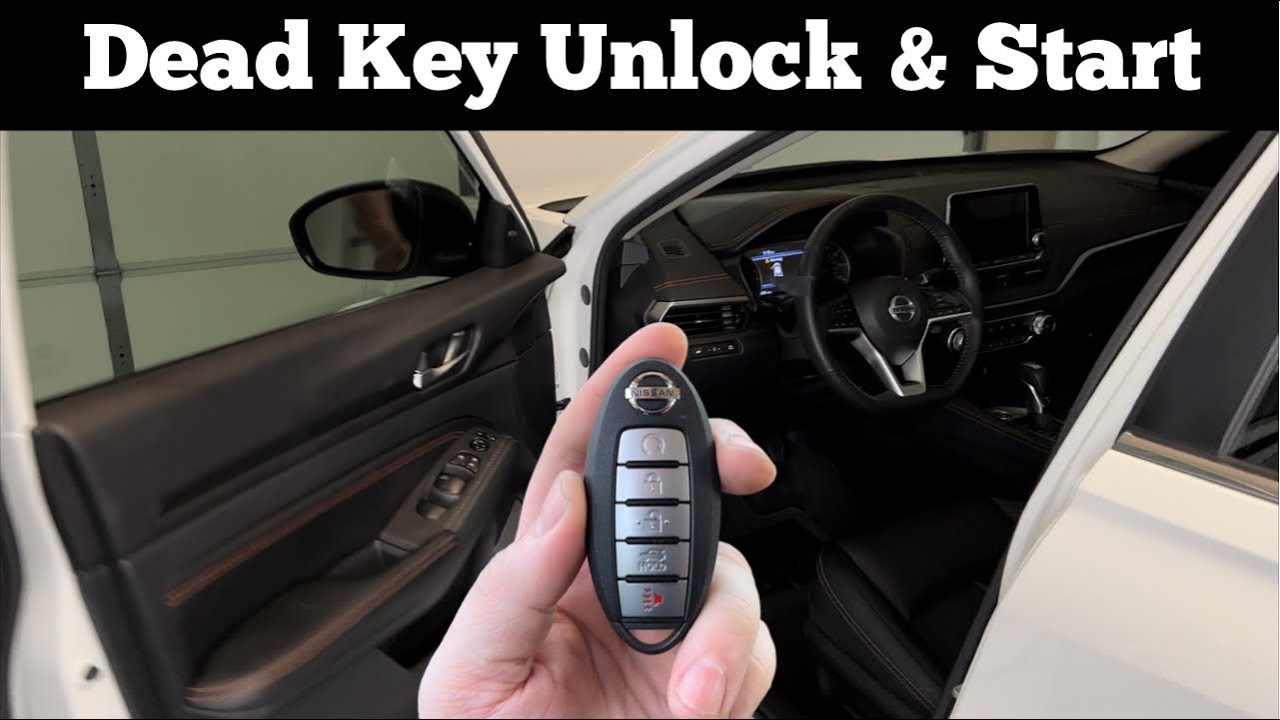 How To Remote Start A 2017 Nissan Altima 2019 - 2023 Nissan Altima - How to Unlock, Open & Start With Dead