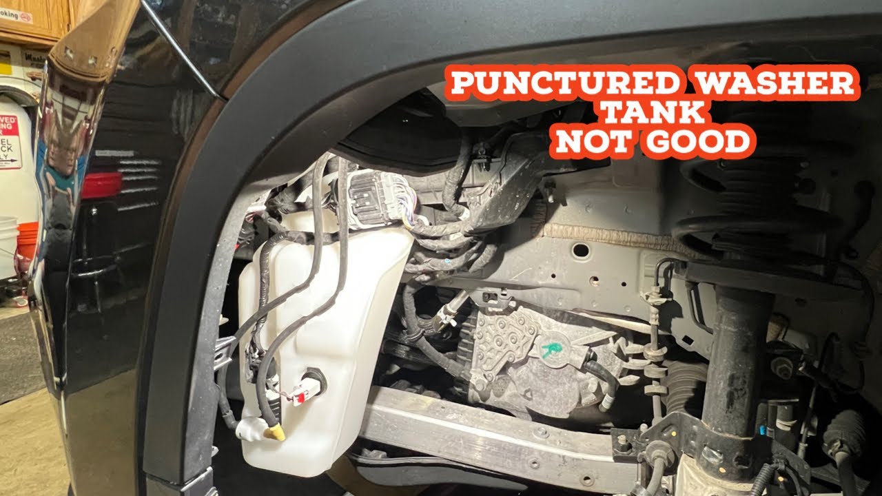 How To Replace Windshield Washer Fluid Reservoir 2020 Jeep Cherokee windshield washer tank replacement HOW TO! - YouTube
