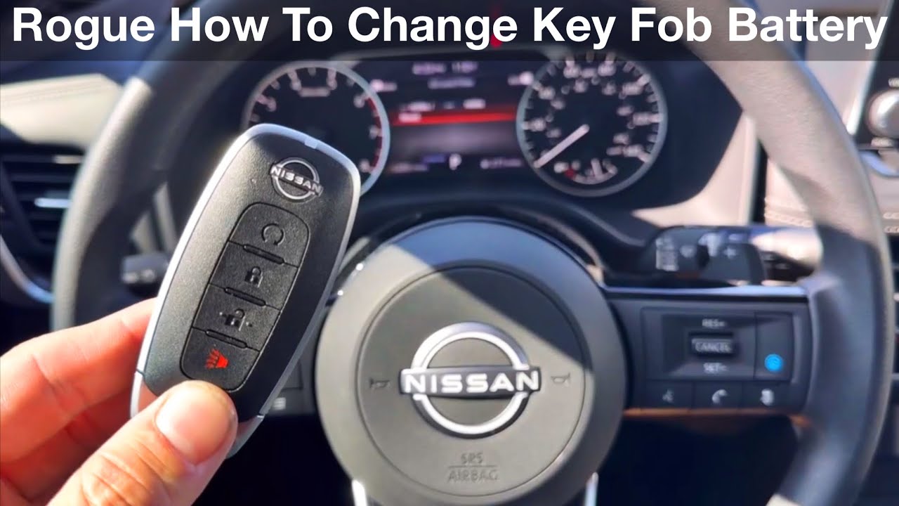 How To Remote Start Nissan Rogue With Key Fob 2021 -2023 Nissan Rogue How to Change the Remote Battery / key fob