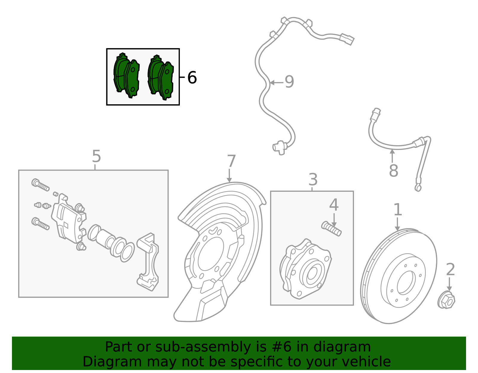 Nissan Rogue 2021 Brake Pads