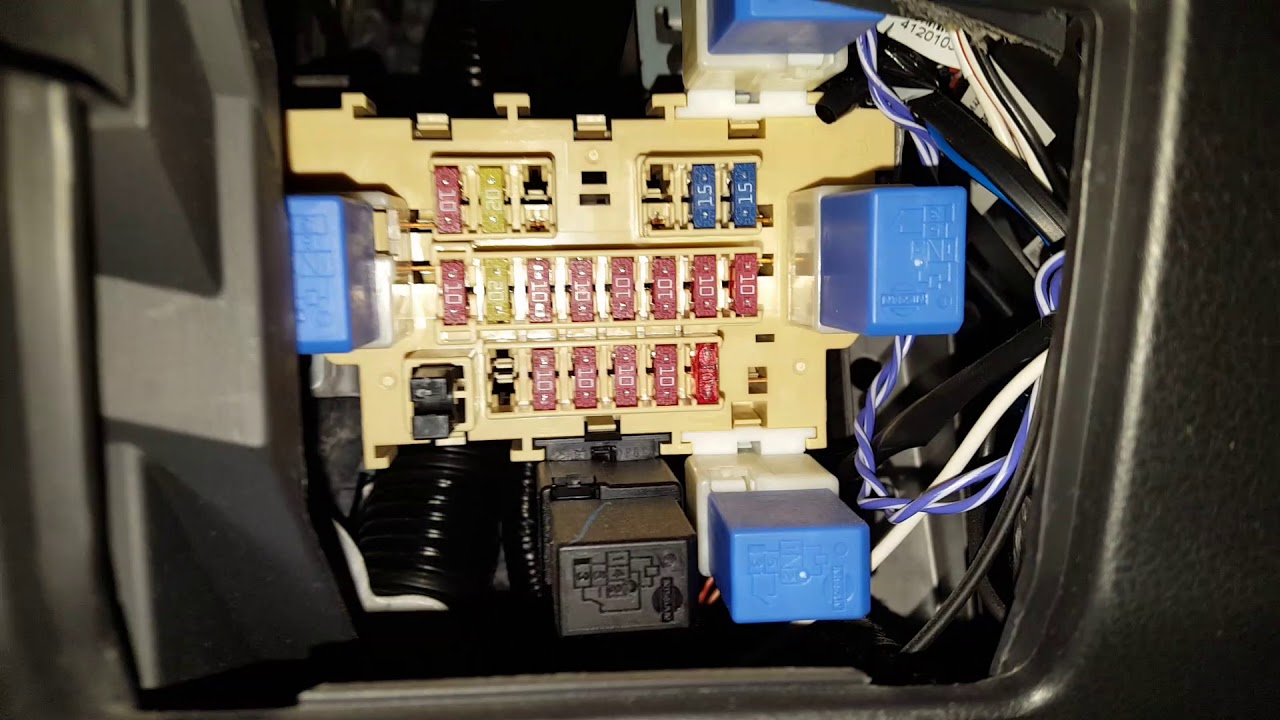 2021 Nissan Rogue Fuse Box Diagram