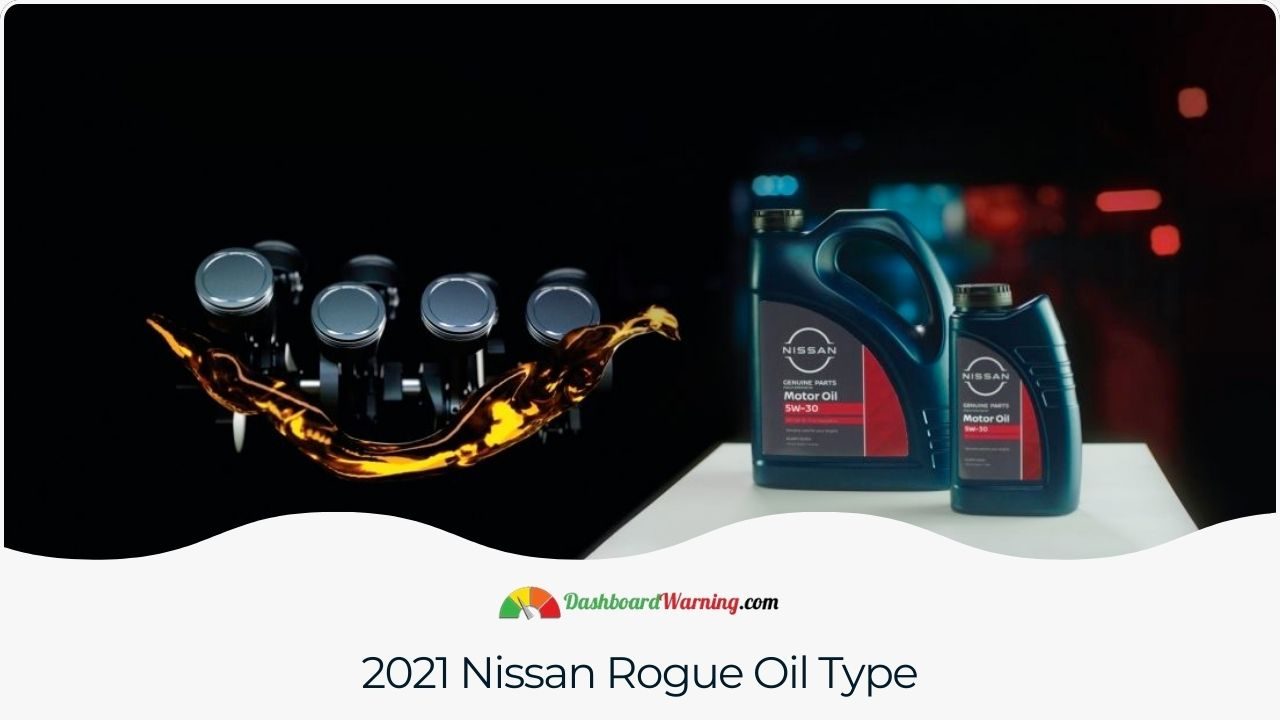 2021 Nissan Rogue Sv Oil Type