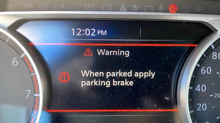 When Parked Apply Parking Brake Nissan Rogue