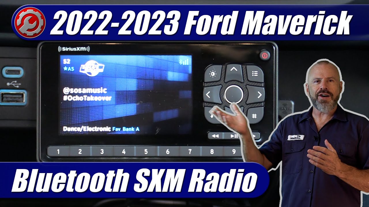 How To Find Radio Id For Sirius Xm 2022-2024 Ford Maverick: Bluetooth SXM Radio Install & Review - YouTube
