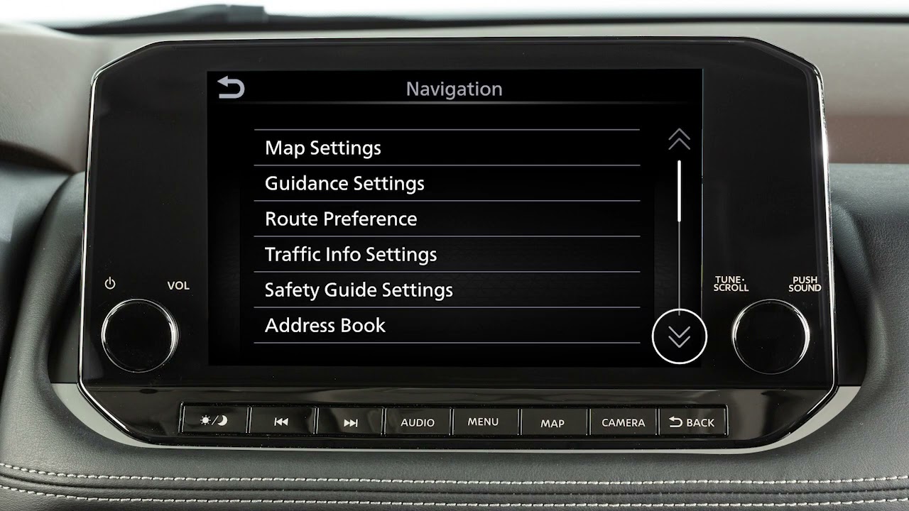 How To Use Android Gps In Nissan Rogue 2022 Nissan Rogue - Navigation Settings (if so equipped) - YouTube