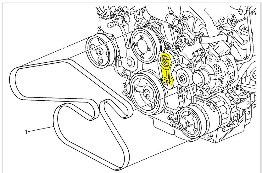 2008 Buick Lacrosse Serpentine Belt Diagram