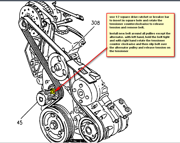 2006 Buick Lacrosse Serpentine Belt Diagram