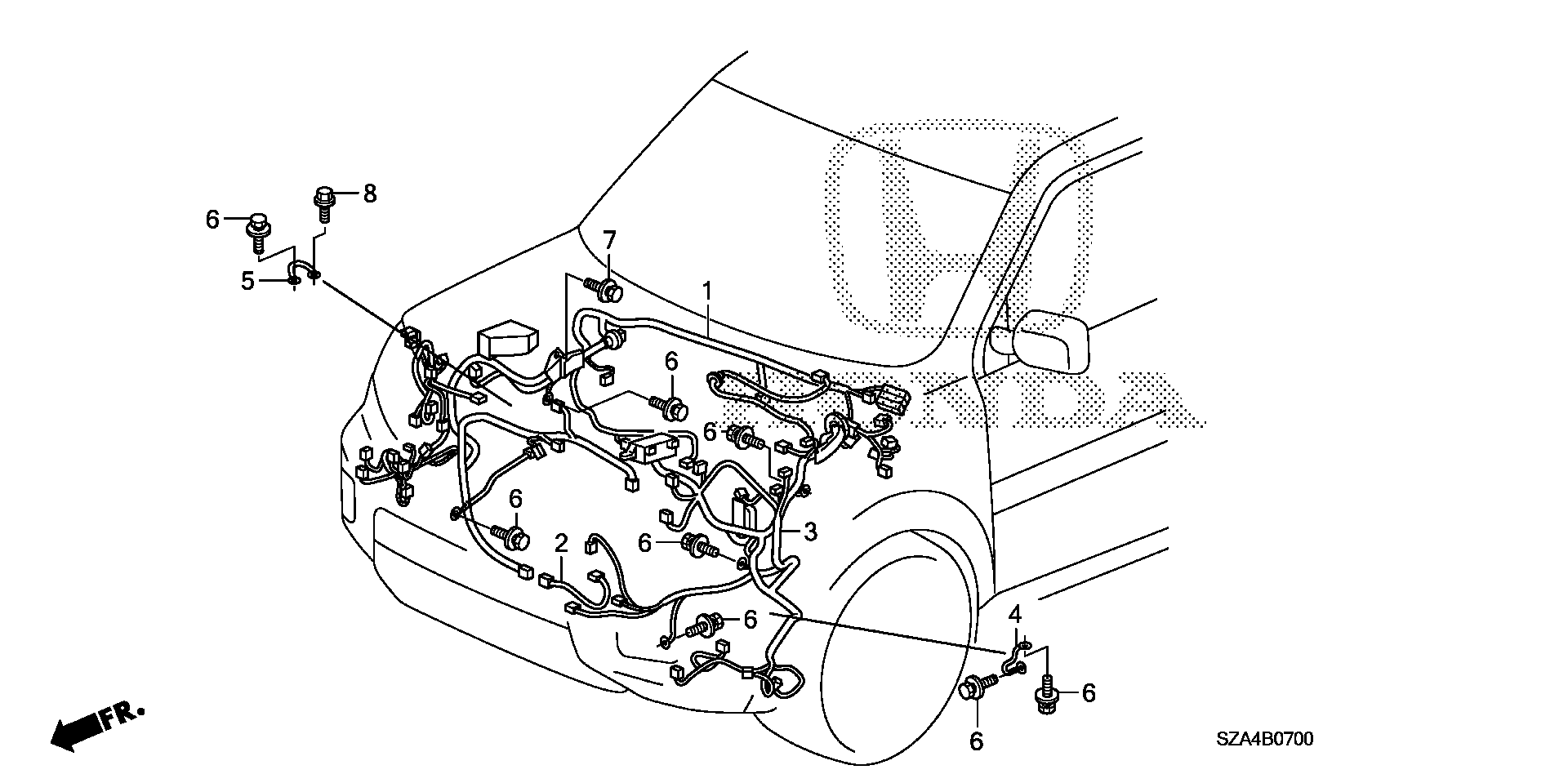 2024 Honda Pilot Trailer Wiring Harness