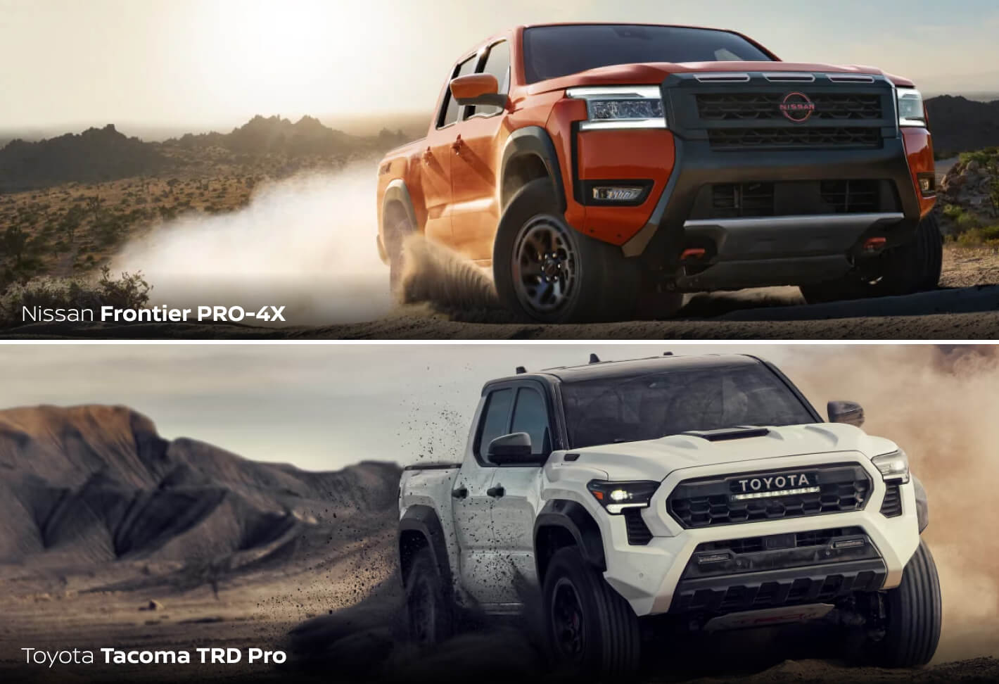 2024 Tacoma Vs 2024 Frontier