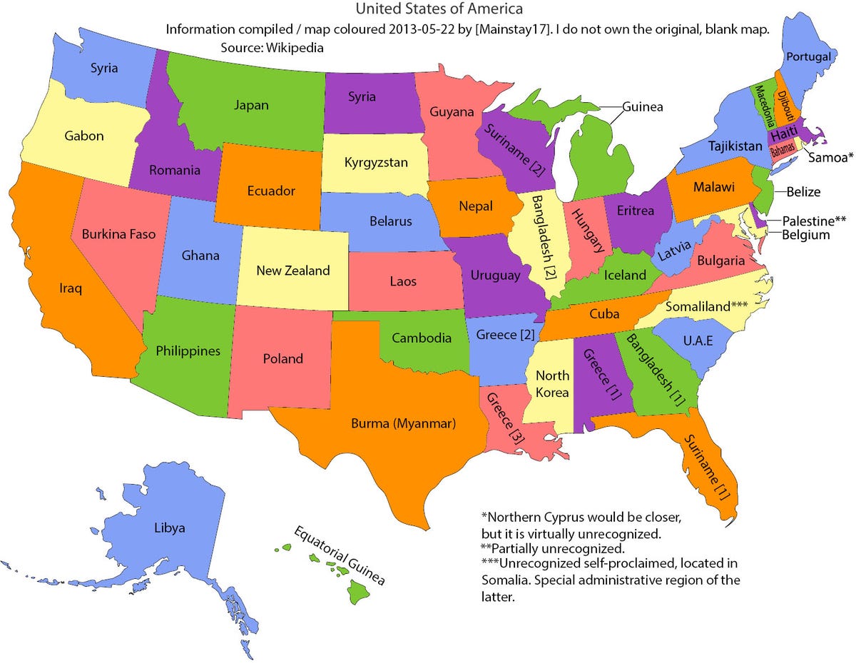 What Is The Size Of The Usa