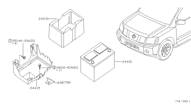 Nissan Armada Battery Specification
