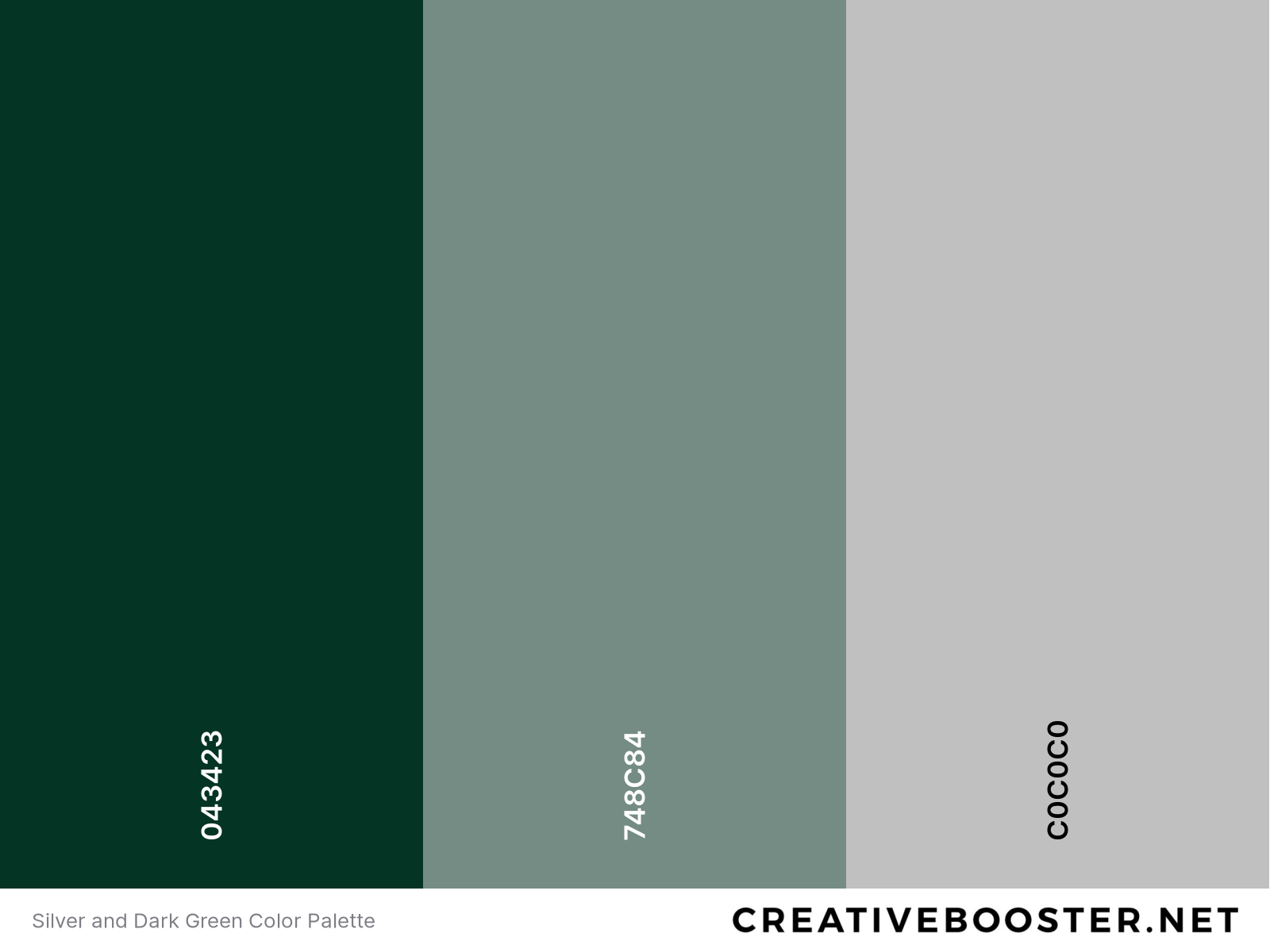 Silver And Green Make What Color