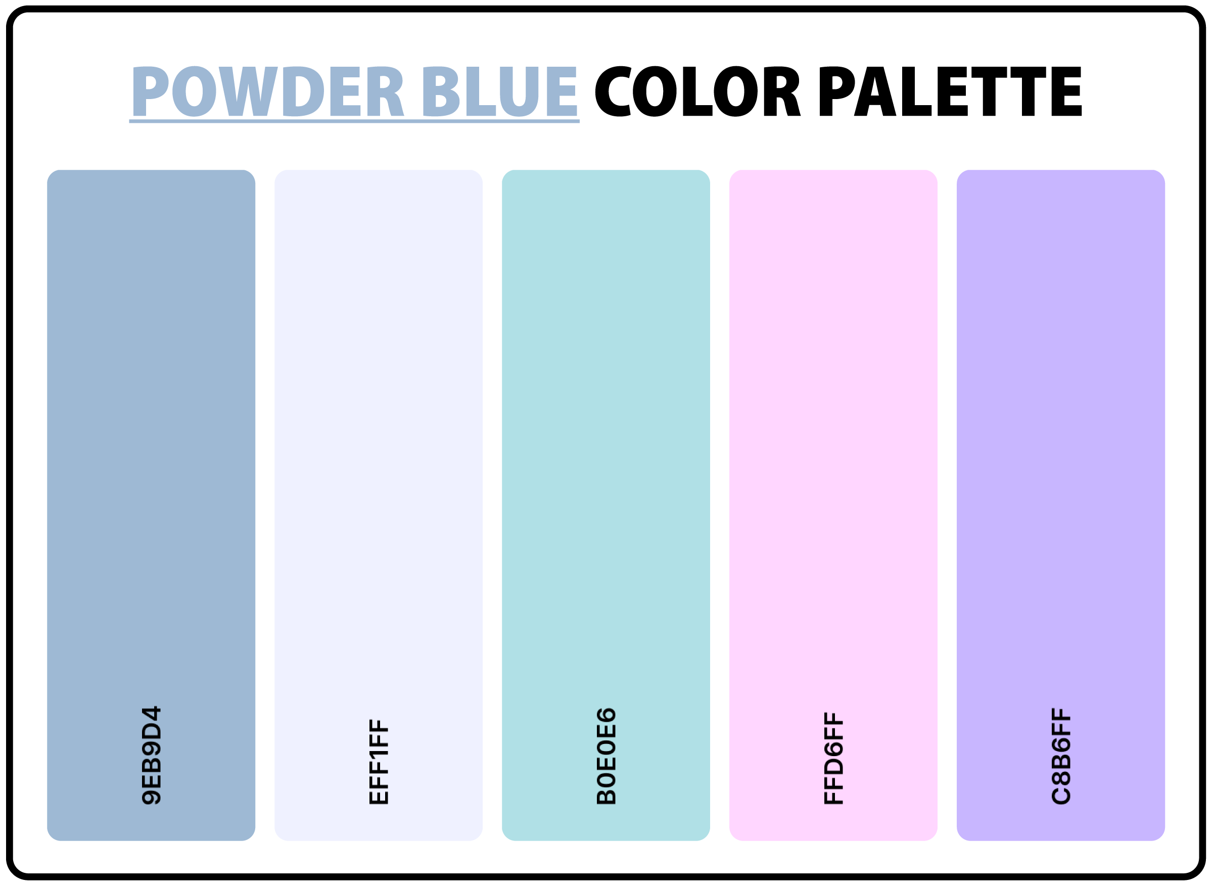 What Colour Goes With Powder Blue