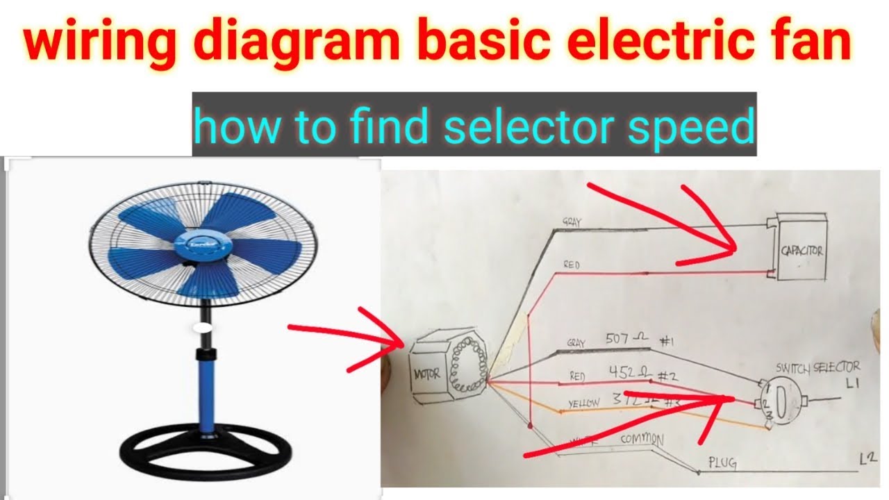3-speed Electric Fan Motor Wiring Diagram Pdf