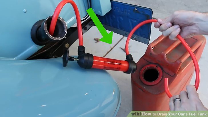 How To Drain Gas Tank Car
