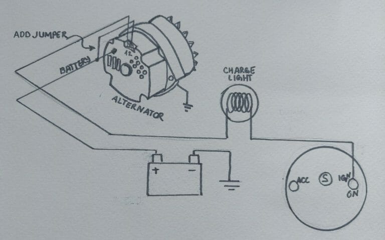 Ford 3 Wire Alternator Wiring Diagram
