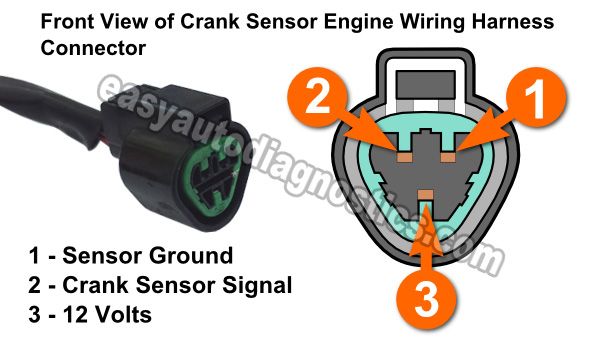Crankshaft Position Sensor Connector 3 Wire Crank Sensor Wiring Diagram
