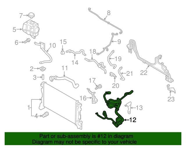 2016 Volvo Xc90 Coolant Hose Diagram