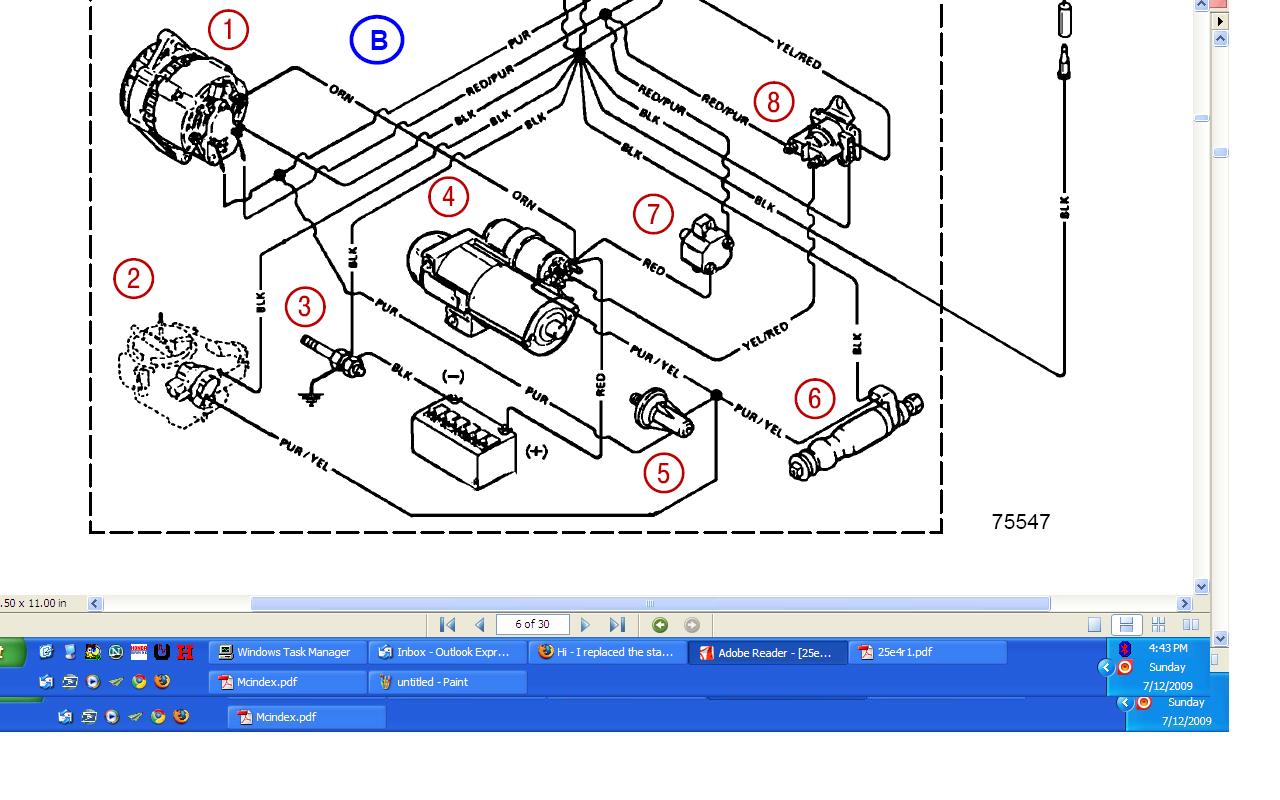 4.3 Mercruiser Starter Wiring Diagram