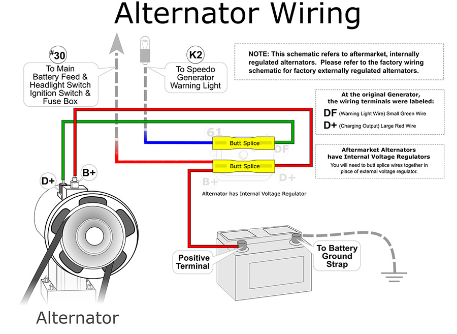 Delco 4 Wire Alternator Wiring Diagram