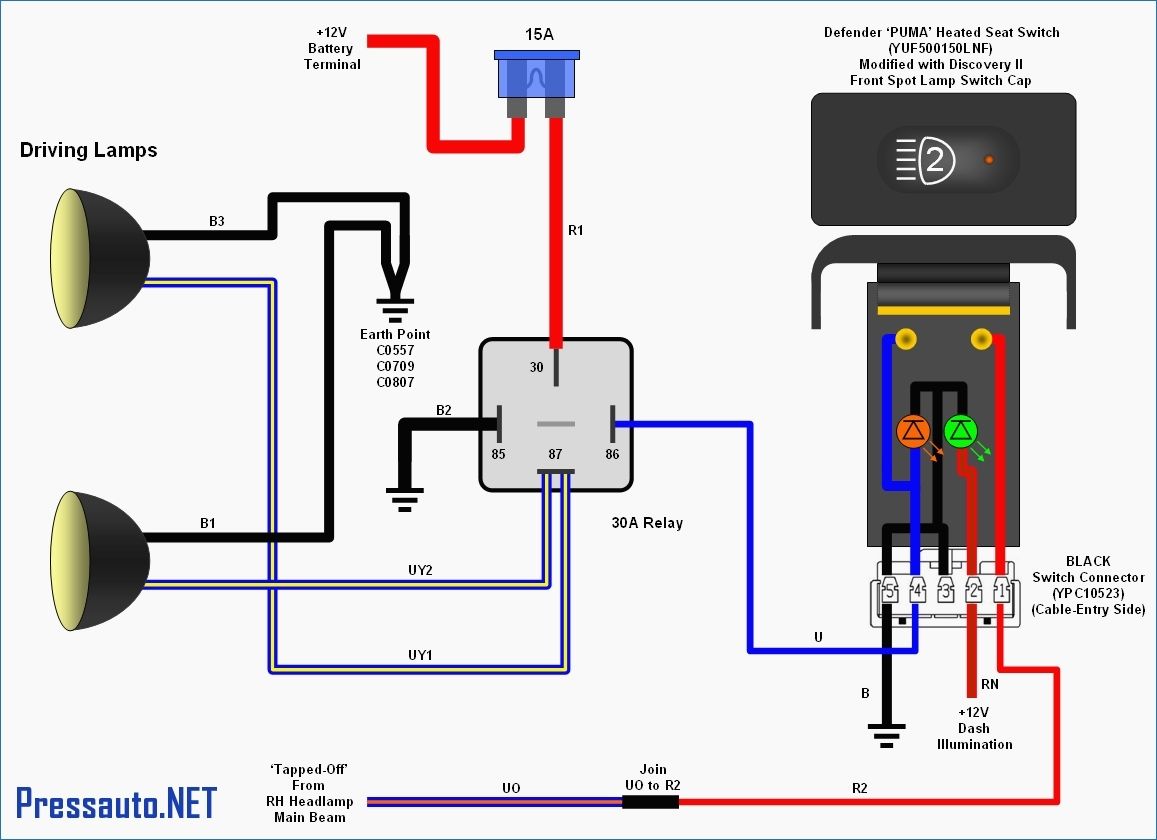 5 Pin Relay Wiring Diagram For Lights