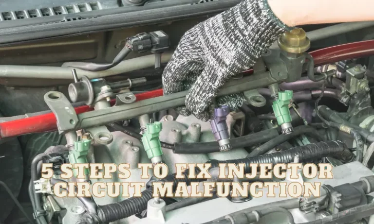 How To Fix Injector Circuit Malfunction 5 Steps to Fix Injector Circuit Malfunction - Daily Car Tips