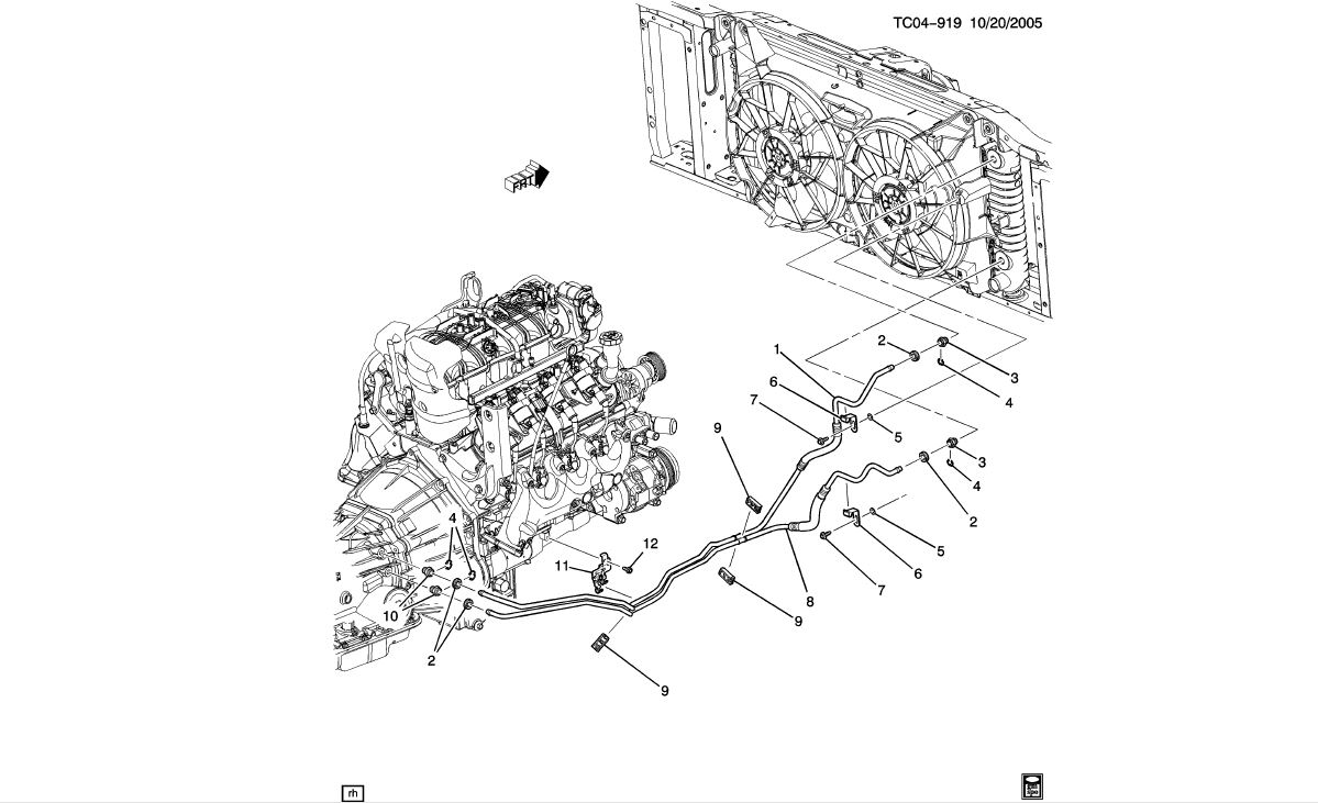 5.3 Chevy Transmission Cooler Lines Diagram