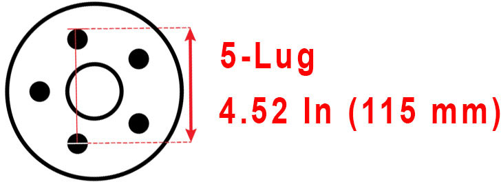 What Car Has A 5x115 Bolt Pattern