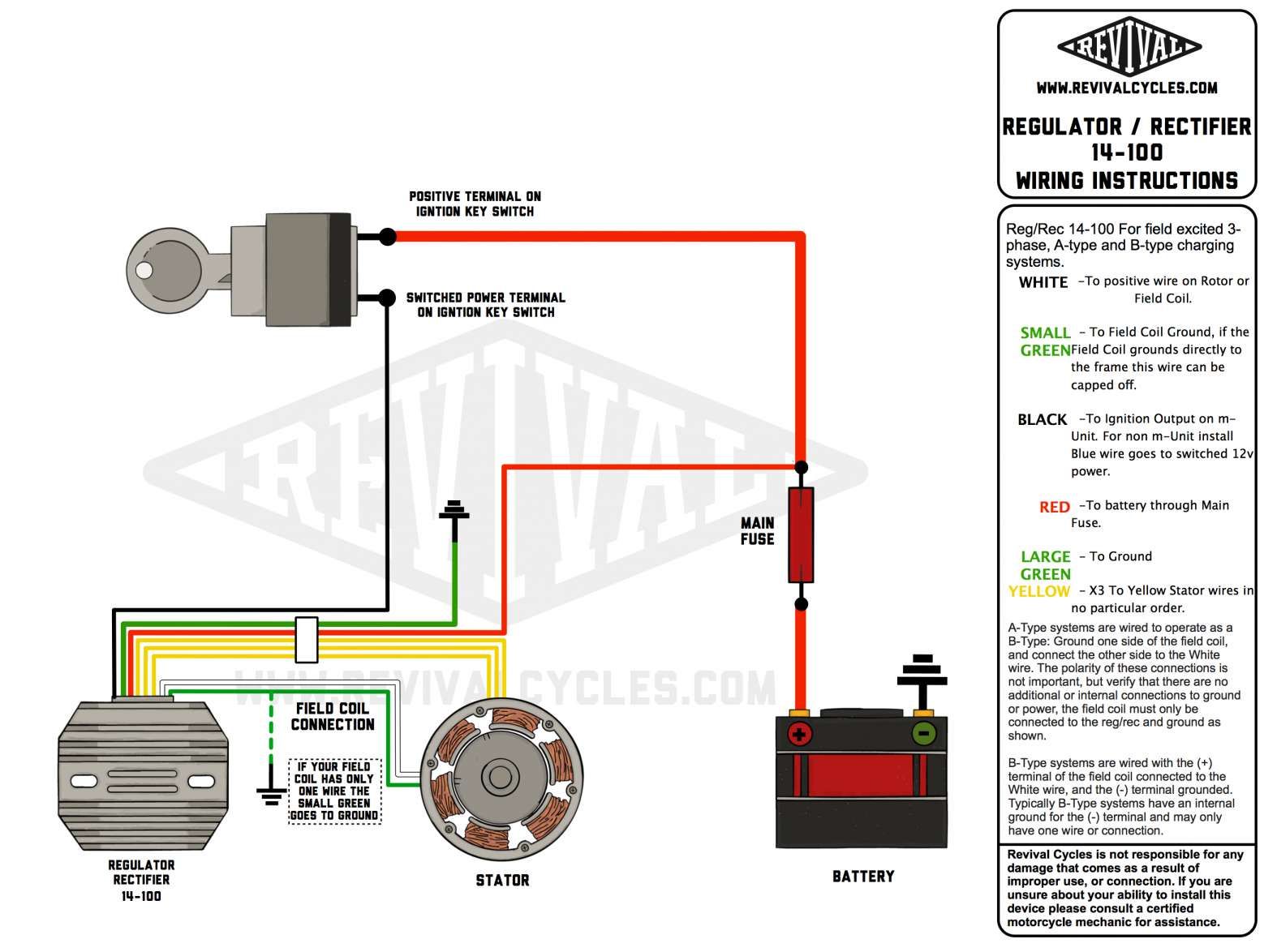 6 Pin Voltage Regulator Wiring Diagram