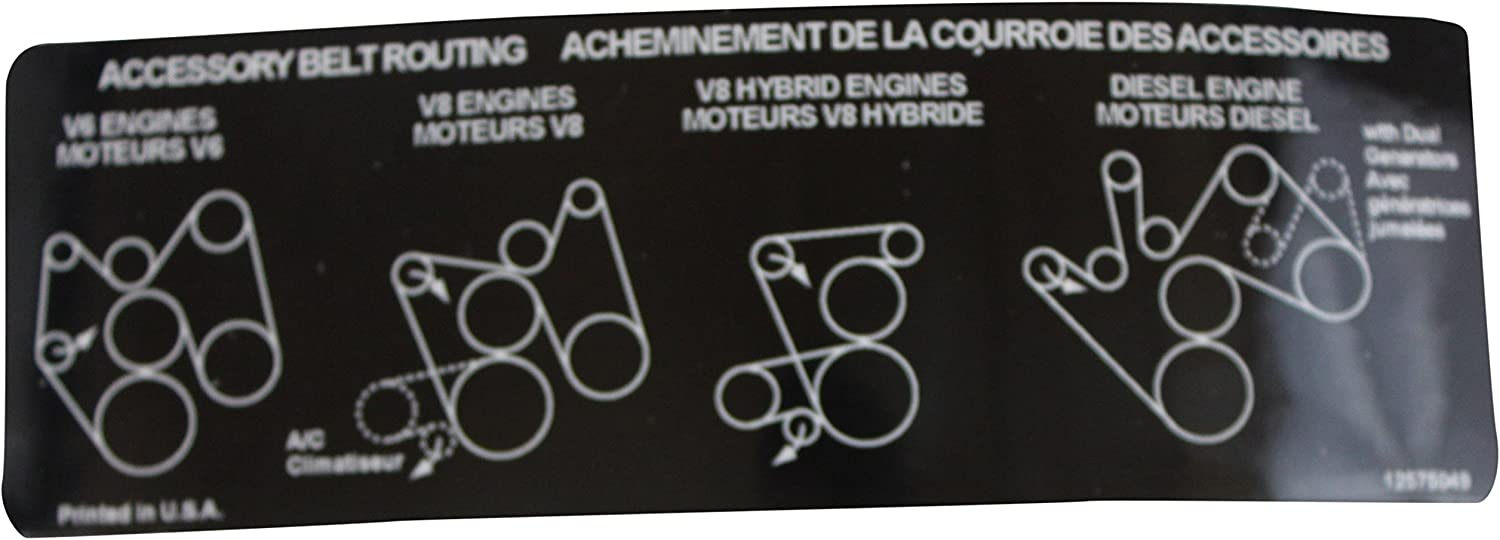 Serpentine Belt Diagram For 6.6 Duramax