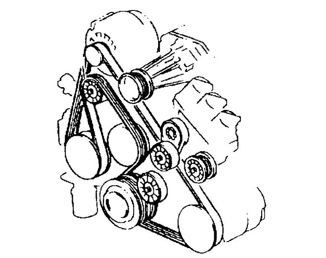 2007 Grand Prix Serpentine Belt Diagram