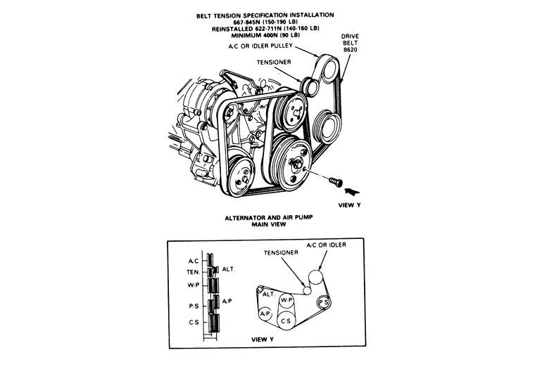 7.3 Powerstroke Serpentine Belt Diagram