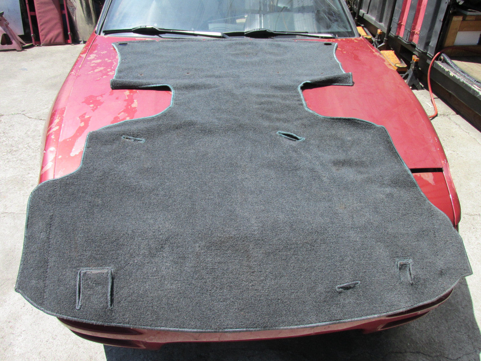Replacement And Fitting Of Trunk Carpeting For The 240sx