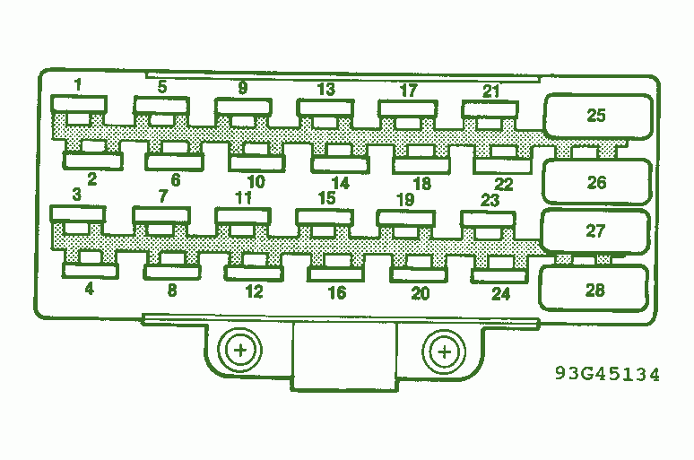 93 Jeep Grand Cherokee Fuse Box Diagram