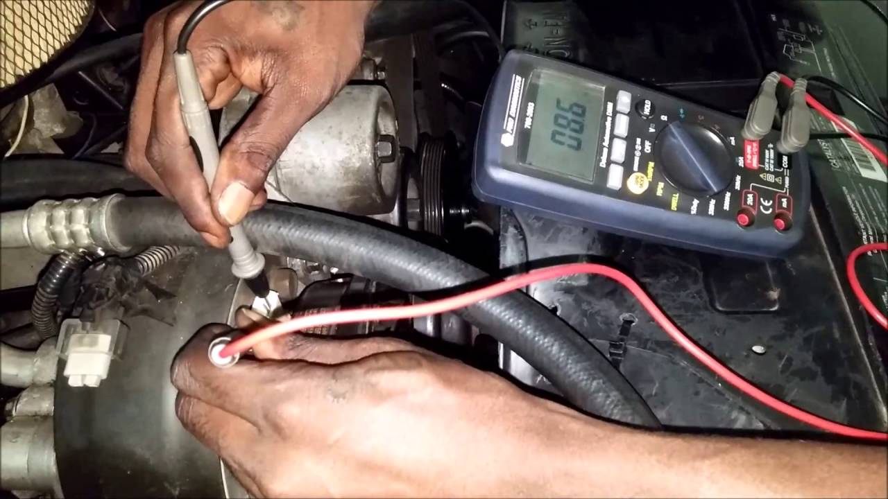 How To Check Ac Compressor Relay A C Compressor Clutch Testing - YouTube