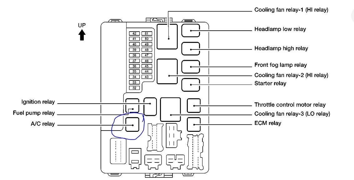 2010 Nissan Maxima Ac Relay Location