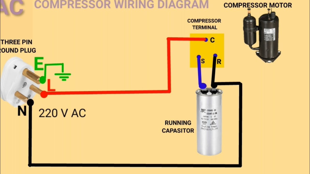 3 Wire Ac Compressor Wiring Diagram