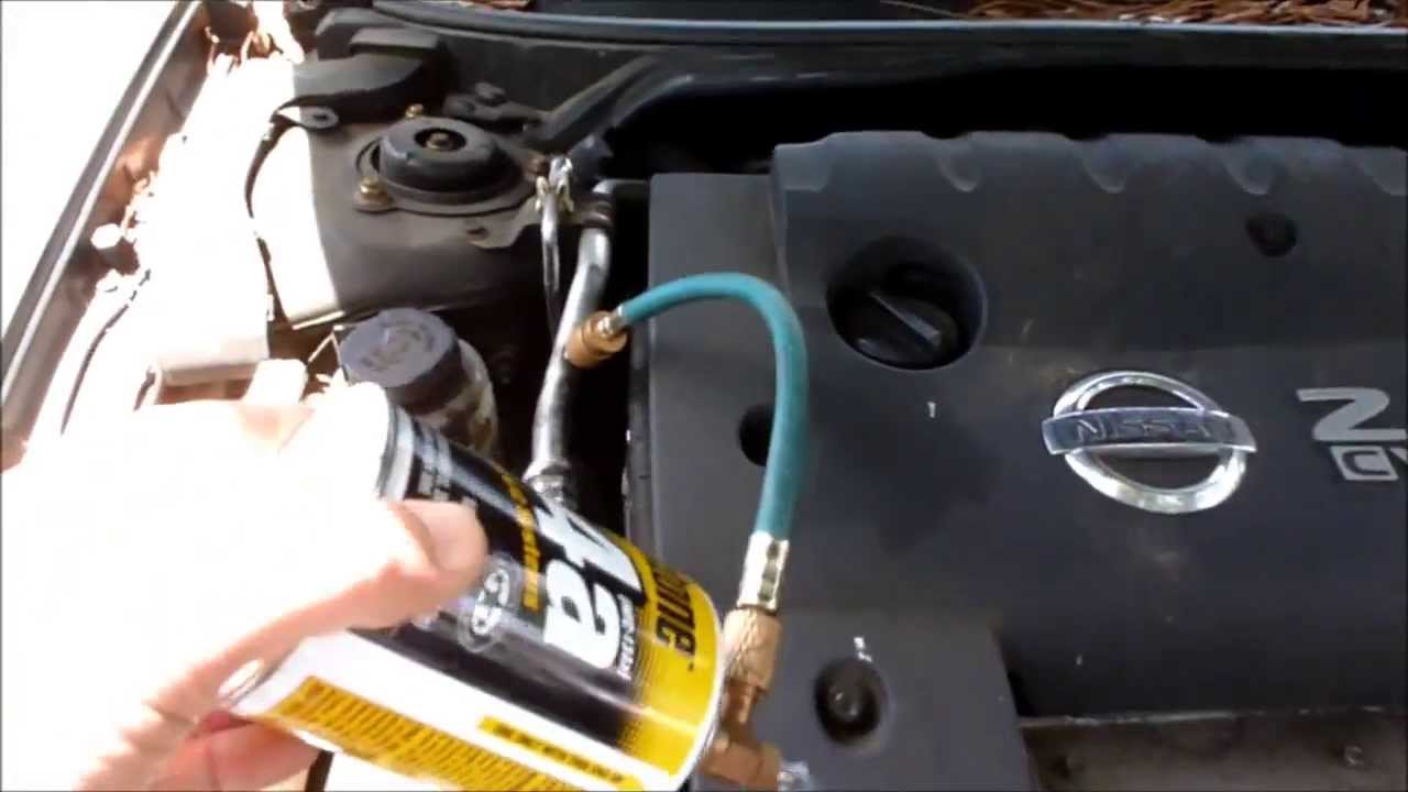 How To Put Freon In Nissan Altima