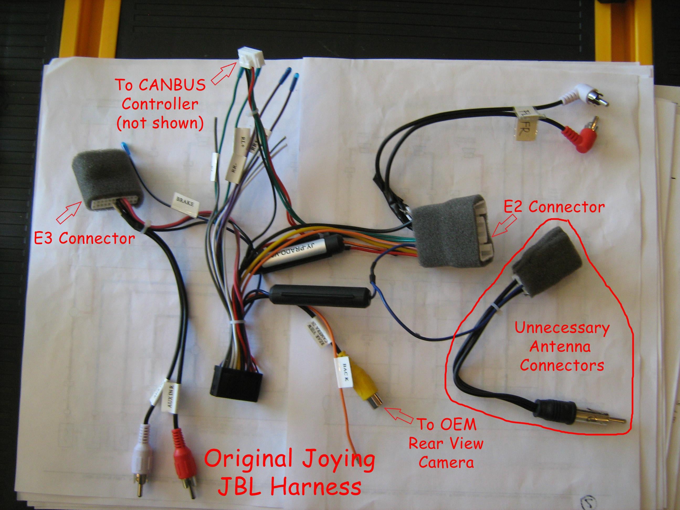 Aftermarket Head Unit Wiring Harness