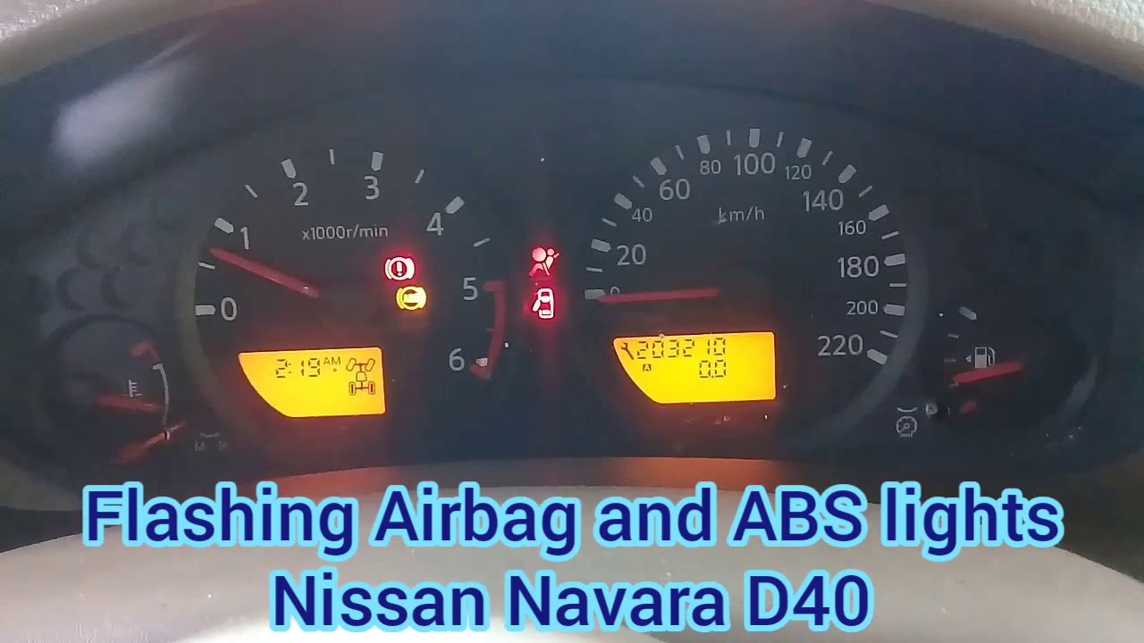 Nissan Air Bag Light Flashing