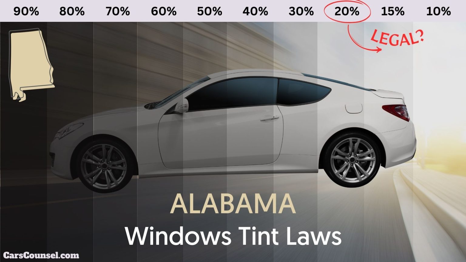 What Is The Legal Tint In Alabama