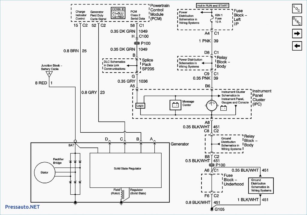 Wiring Diagram For Chevy 350 Alternator