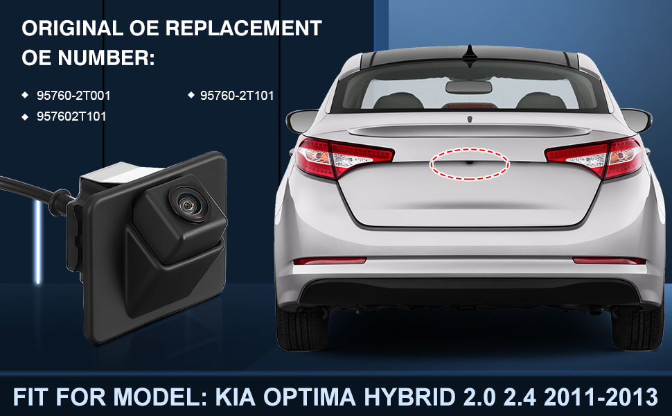 2013 Kia Optima Backup Camera Replacement
