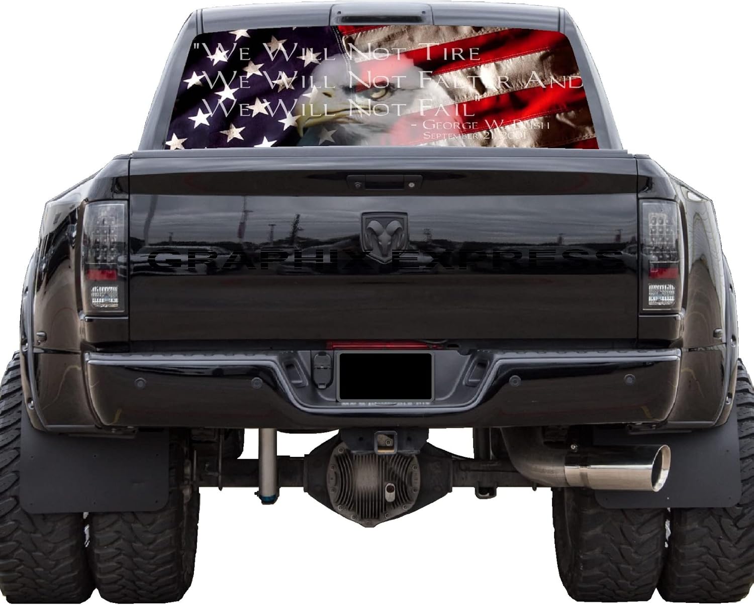 Back Glass Decals For Trucks