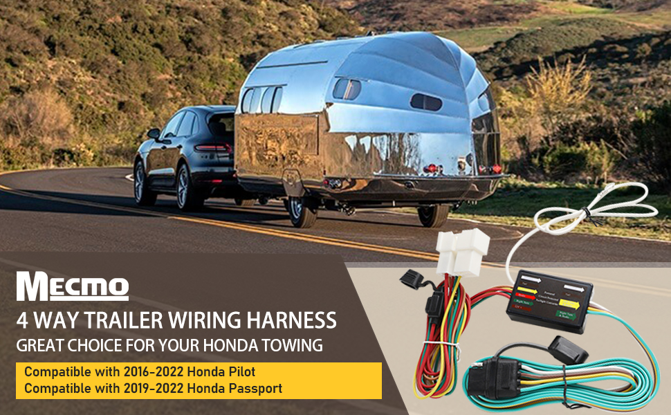 2022 Honda Pilot Trailer Wiring Harness